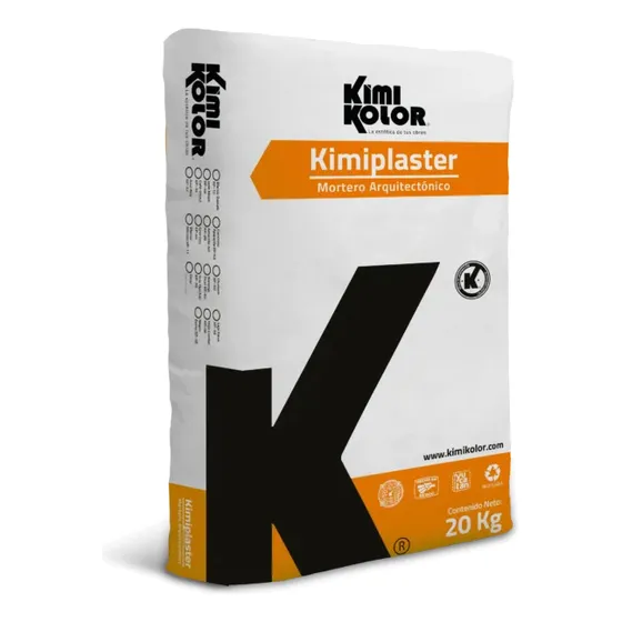Kimiplaster Mortero Arquitectónico 4 M² Tonos B