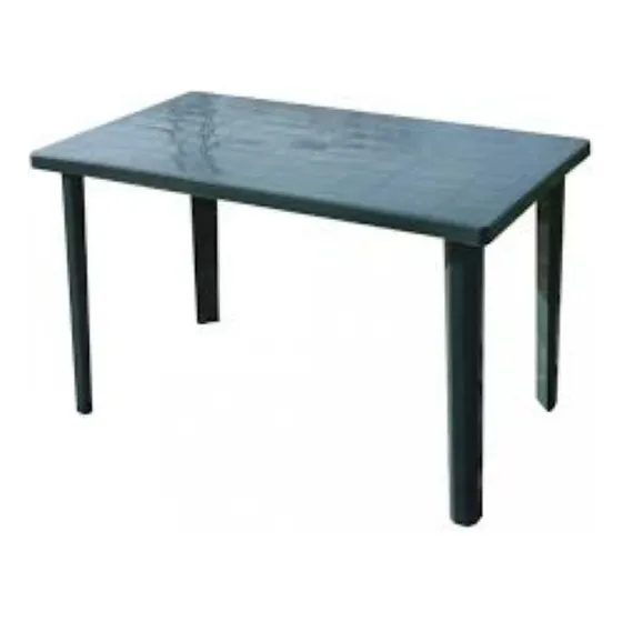 Mesa Jardin Plastico Rectangular 1.20 Mt Italiana Reforzada Color Verde