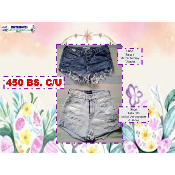 Shorts De Jeans Usados Para Damas