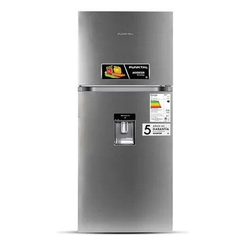 Refrigerador Frio Seco Inverter Punktal 409 Lts Inox Pk-425