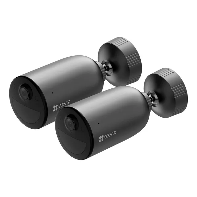 Ezviz Eb3 4g 2k 2-pack Cámara De Seguridad Wifi 3mp Batería