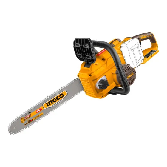 Motosierra Inalámbrica 16'' 400mm 40V + 2 Baterías 4AH + Cargador Doble Puerto