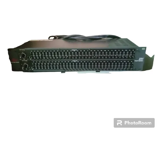 Ecualizador Doble Dbx Modelo 231 Profesional 