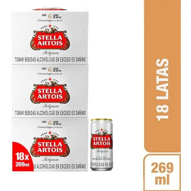 Cerveza Stella Artois X 269ml - mL a $11