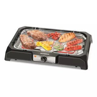 Churrasqueira Elétrica Grand Steak&grill Preto Mondial 110v Churrasqueira Elétrica Grand Steak&grill Preto Mondial 110v