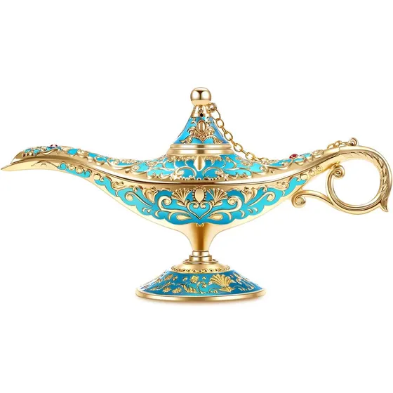 Lámpara Mágica De Aladdin Coleción Decoración Centro De Mesa