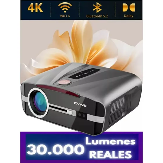 Proyector Vídeo Beam Led 4k... Ultra Nitido Día. Oferta