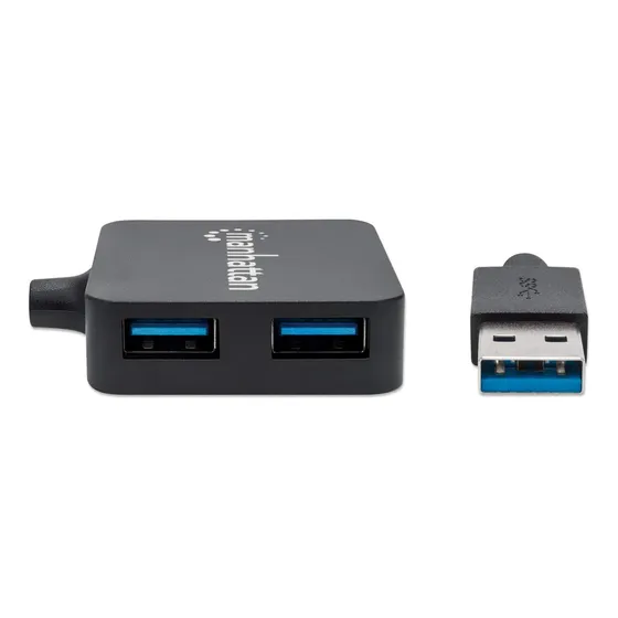 Hub Usb V3.0 Manhattan 4 Ptos Sin Fuente 162296