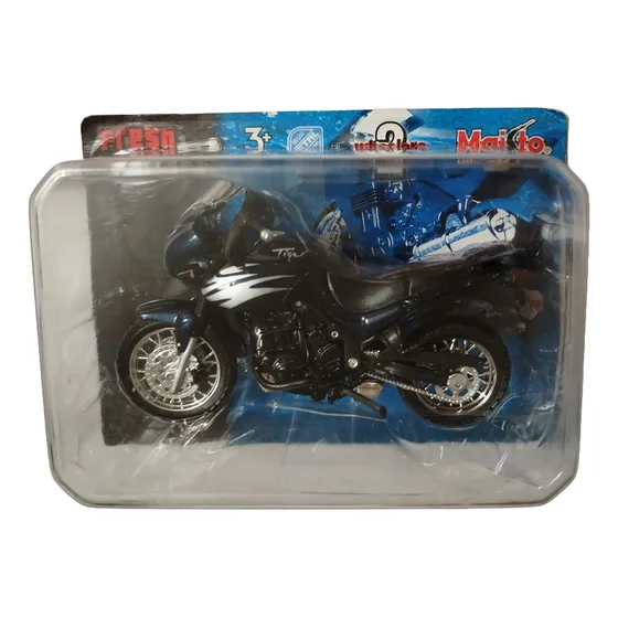 Miniatura Triumph Tiger 900 Escala 1:18 Azul Maisto 