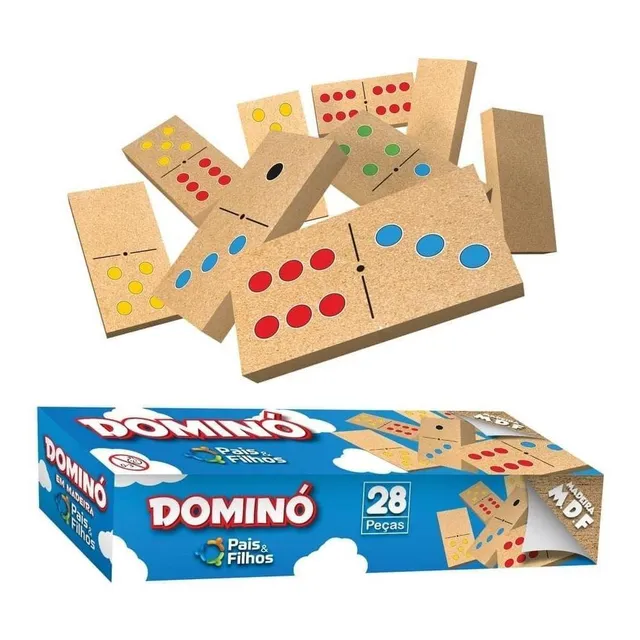 Jogo DominĂł Madeira - Pais E Filhos Jogo DominĂł Madeira - Pais E Filhos