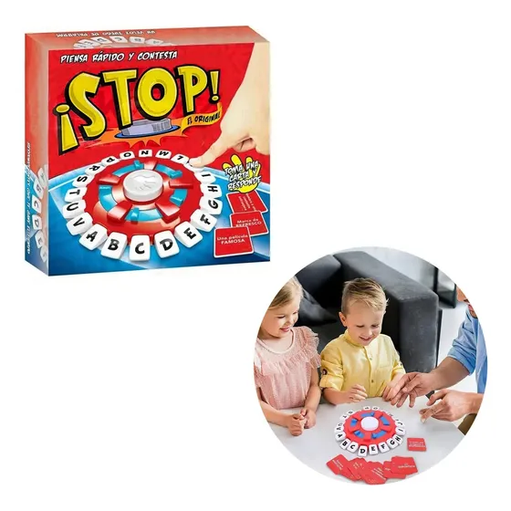 Juego De Mesa Stop Entretenimiento Y Aprendizaje Wb99