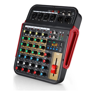 Consola Mezcladora De 6 Canales, Mezclador De Audio For Consola Mezcladora De 6 Canales, Mezclador De Audio For