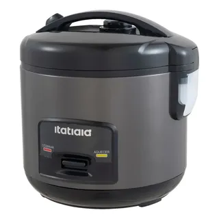 Panela de Arroz Elétrica Itatiaia 1L Preto Fosco com 5 Xícaras