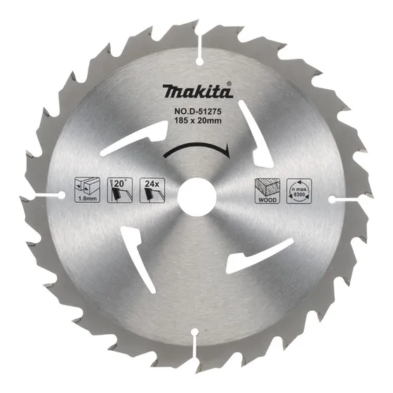 Disco De Serra Circular Widia 7.1/4x20x24d Makita D51275