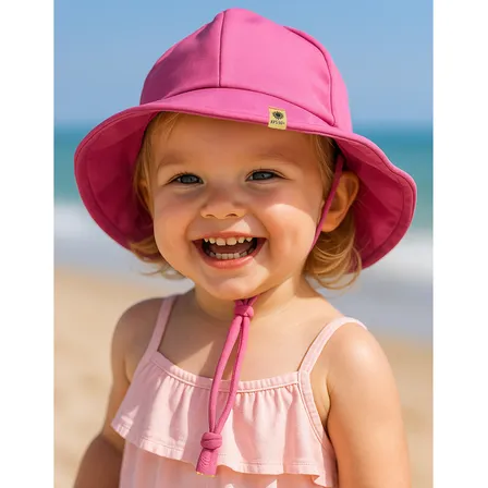 Chapéu Infantil Bebe Proteção Solar Fps 50+ Uv Com Forro