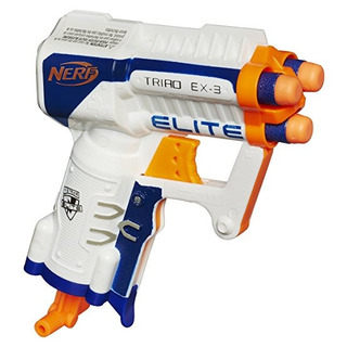 Nerf N-strike Elite Triad Ex-3 Blaster Nerf N-strike Elite Triad Ex-3 Blaster