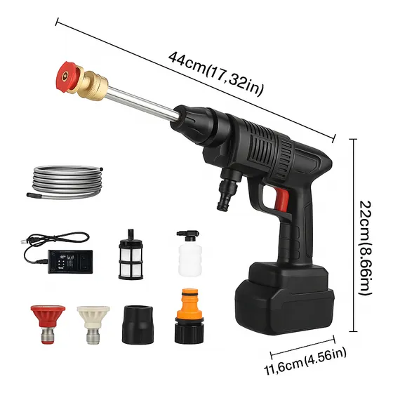 Hidrojet Inalámbrico Portátil Recargable 48v Alta Presión 