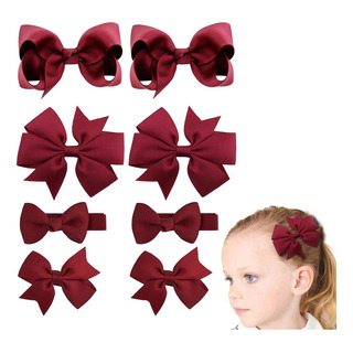 Accesorios Para El Cabello Para Bebés Para Niñas, 8 Pcs Arco Accesorios Para El Cabello Para Bebés Para Niñas, 8 Pcs Arco