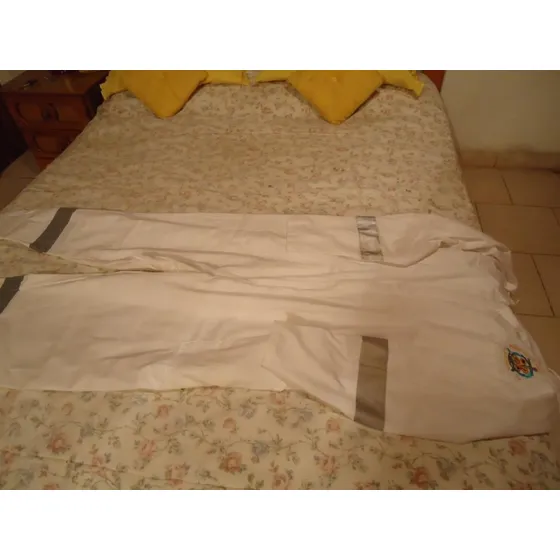 Bragas De Trabajo Industrial Blanca Y Gris