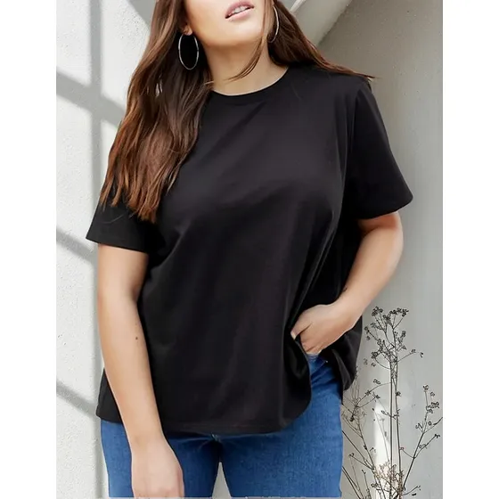 Remera Manga Corta Corte A Talle Especial Grande Caro   
