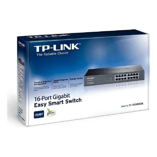 Switch TP-Link TL-SG1016DE serie 10/100/1000MBPS