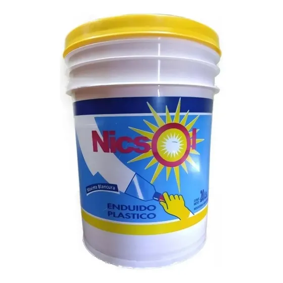 Enduido Interior Y Exterior X 4 Lts Marca Nicsol  
