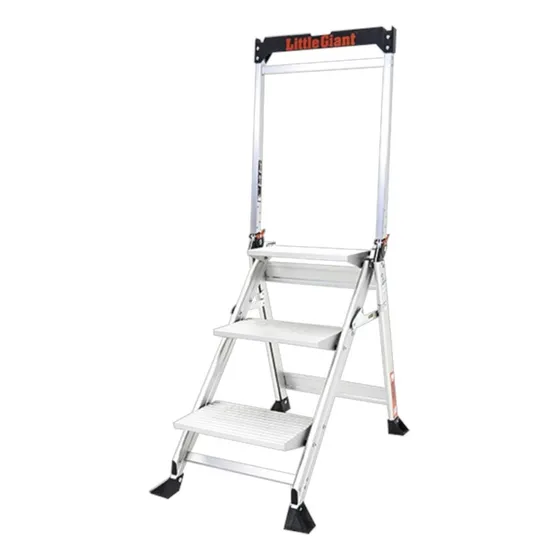 Escalera De Tijera Anti-caídas De 0.67 M Con Peldaños Jumbo