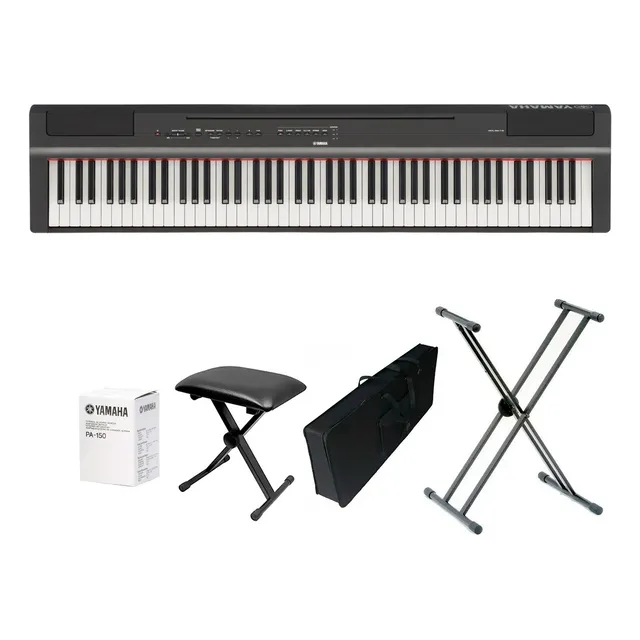 Piano Digital Yamaha P-225 88 Teclas Base + Silla + Estuche