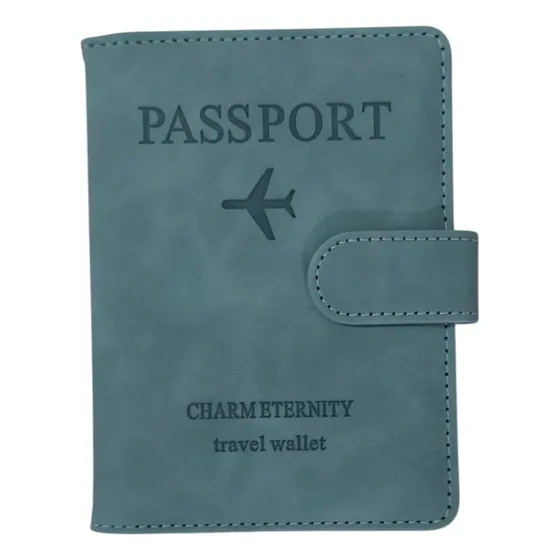 Porta Pasaporte Sim Card - Documentos Rfid Cierre Magnético