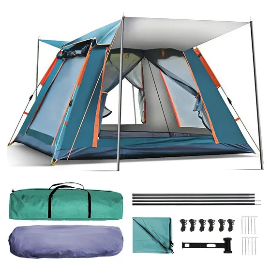 Tienda Acampar Casa Campaña Grandes Para Acampar 4-6 Persona