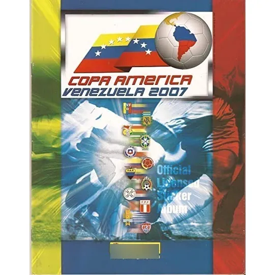 Álbum Nuevo Vacio Copa América 2007 Vzla Panini Con Detalles
