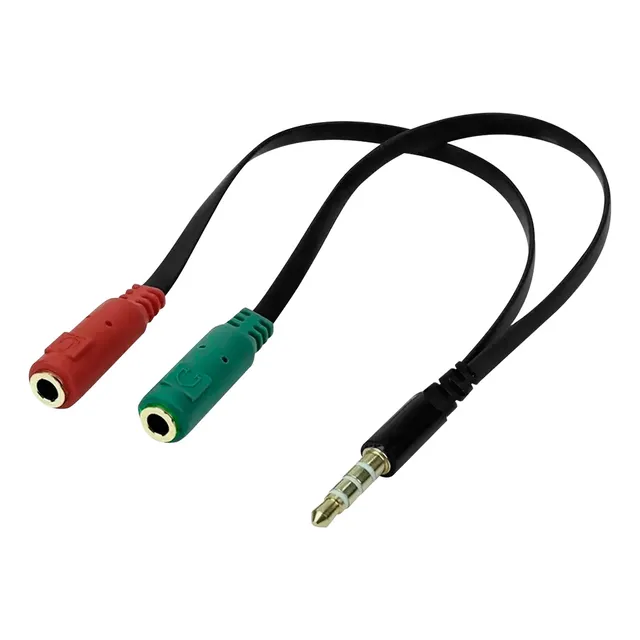 Adaptador De Audio Slim Company Jack 3.5mm A Doble Hembra Cable Auxiliar De Audifonos