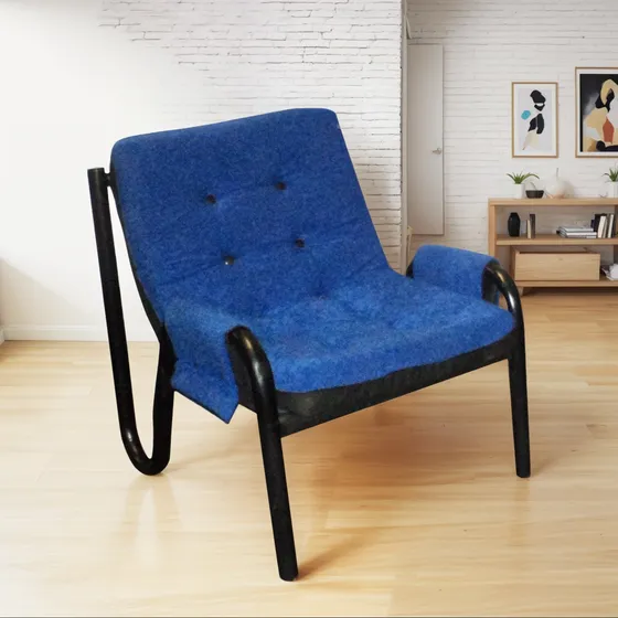 Sillon Un Cuerpo De Caño Para Living - Tapizado Eco-cuero O Microfibra - Directo De Fabrica !