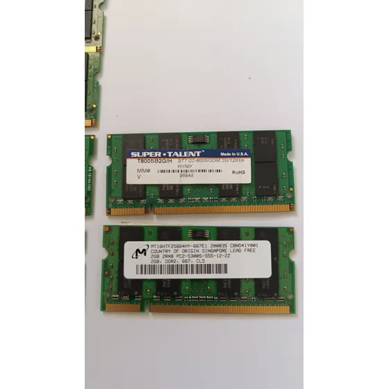 Kit  4 Gb De Memória Pc2  Ddr2 2x2gb Para Dell Vostro 1520