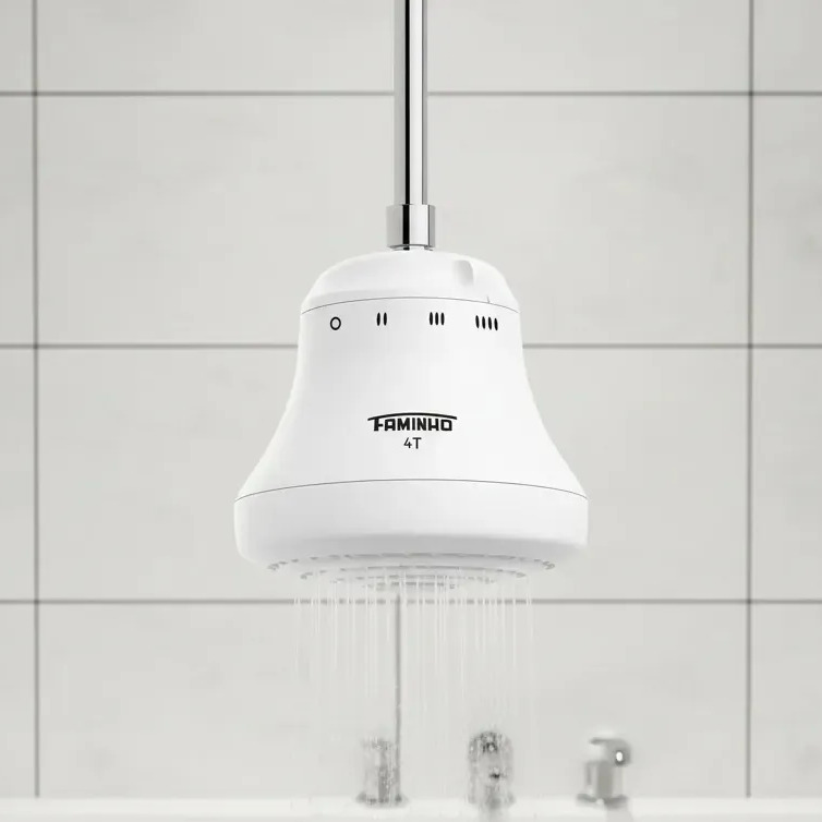 Ducha Chuveiro Elétrico Faminho 4 Temperaturas Sem Cano 6800w Fame