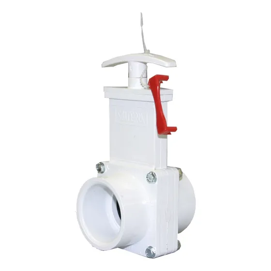 Valvula Compuerta Pvc Blanco Resbalon Keeper