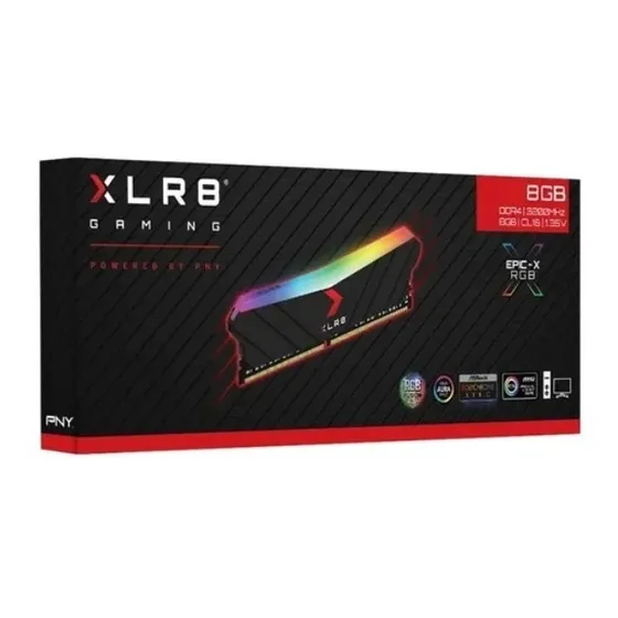Memoria Ram Pny Xlr8 Gaming Ddr4 Udimm Rgb 8gb
