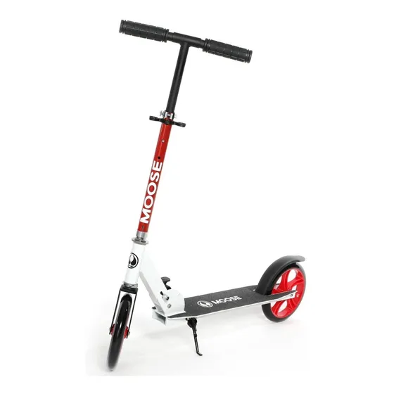 Monopatin Plegable Urbano - Moose - Planet Toys Color Rojo y blanco