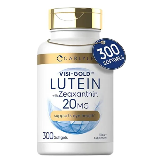 Luteína Y Zeaxantina 20/1 Mg 300 Cápsulas Blandas Carlyle