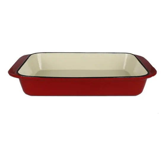 Fuente De Hierro Enlozada Roja 35 Cm Briva