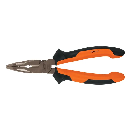 Pinza Punta Curva 6', Mango Comfort Grip