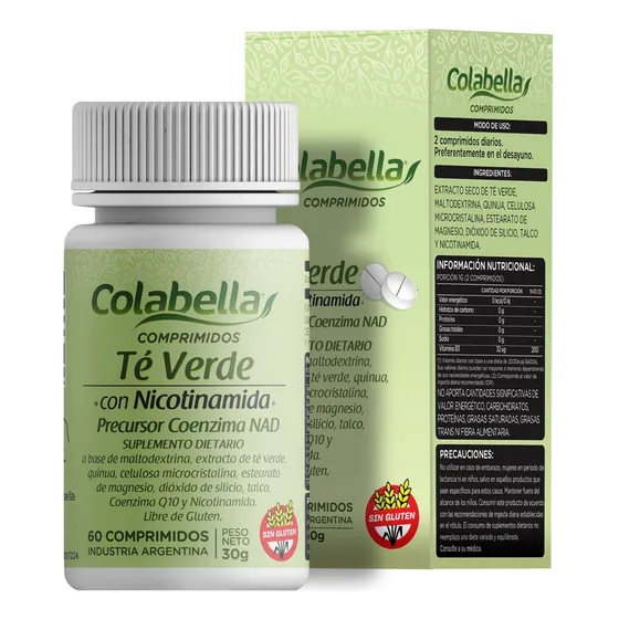 Te Verde Con Nicotinamida Precursor Coenzima Nad Colabella