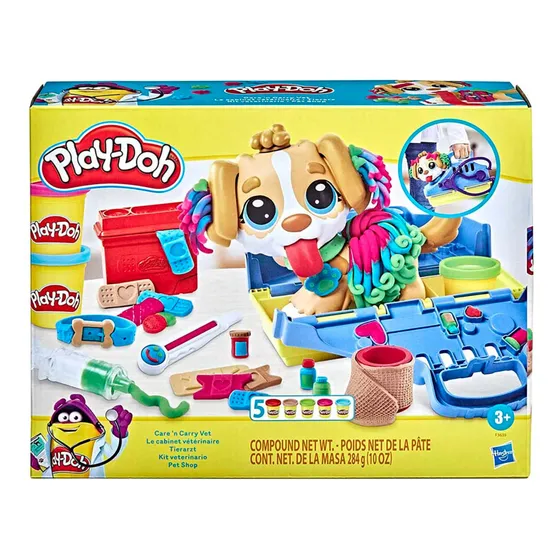 Play Doh Care N Carry Juego De Masas Veterinario