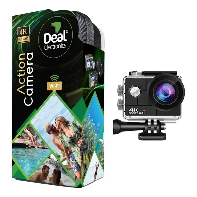Camara De Accion 4k 60 Fps Eis 2.7k 24mp + Accesorios 
