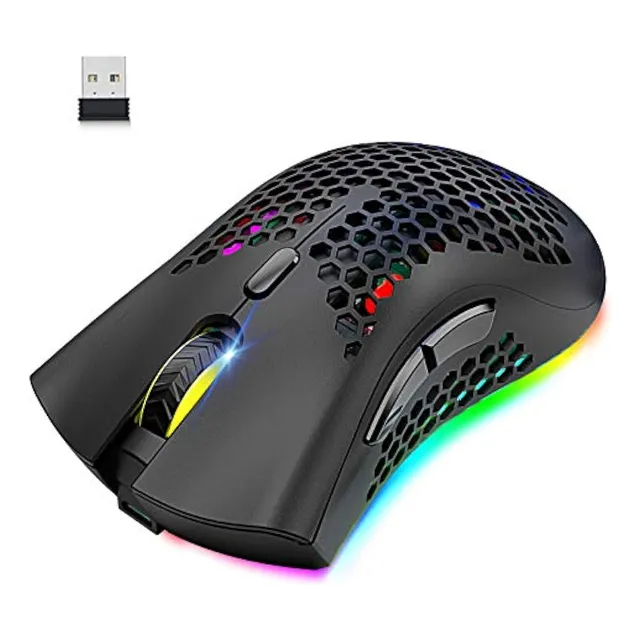Ratón Inalámbrico Ligero Para Juegos Con 7