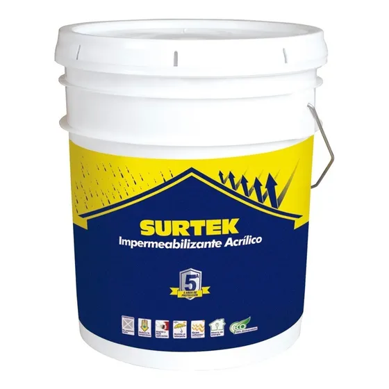 Surtek Imt5 Impermeabilizante Color Terracota 19l 5 Años