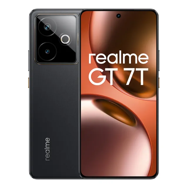 Realme Gt 7t 12 Gb 256 Gb Negro 7000mah Titan Battery 120w Ultra Charge 5g Dual Sim