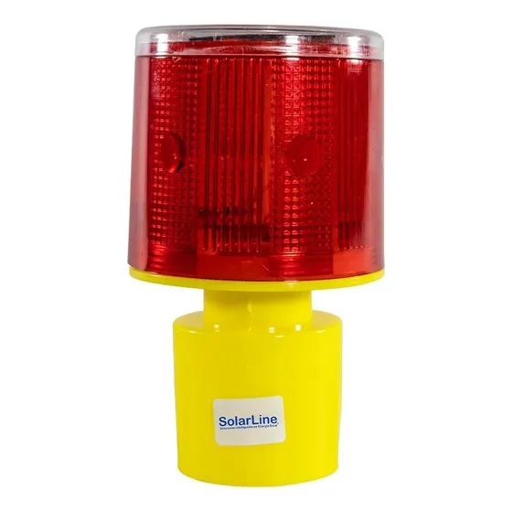 Baliza Led Solar Roja Peligro Incluye Bateria Y Panel - S012
