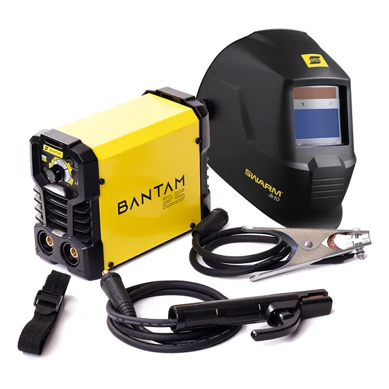 Máquina De Solda Inversora Esab Bantam + Máscara Swarm A10