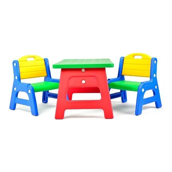 Juego De Mesa Infantil Plastica Niños Infantiles Exterior